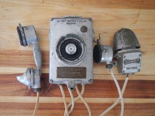 Alfred Graham ships telephone