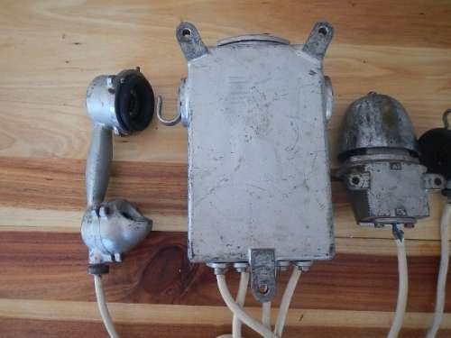 Alfred Graham ships telephone