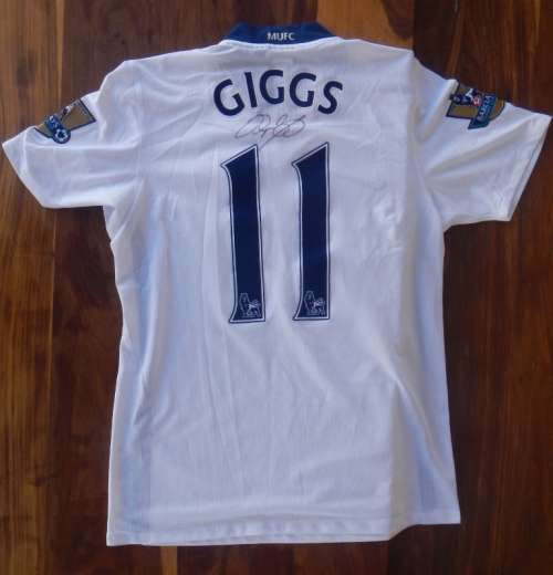 Ryan Giggs autographed shirt