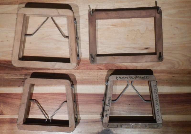 Vintage tennis racket frames