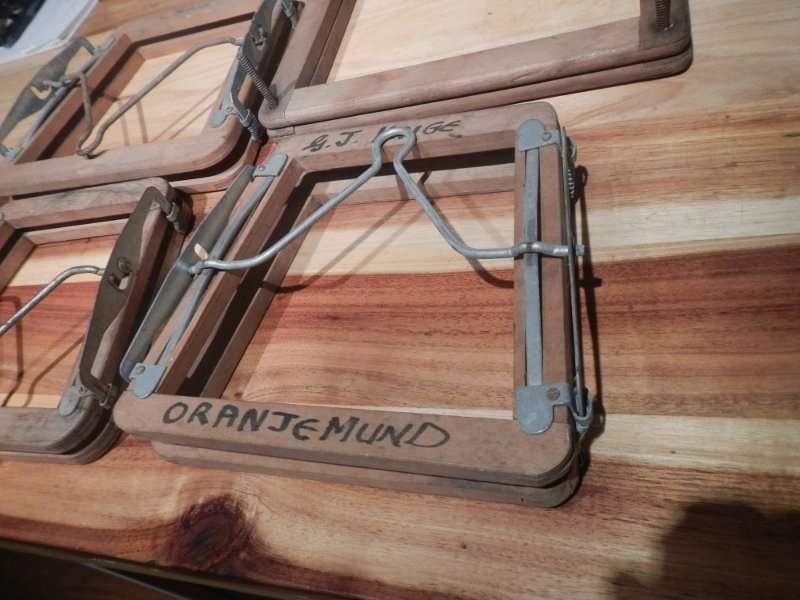 Vintage tennis racket frames