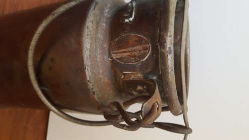 Brass plated milk can