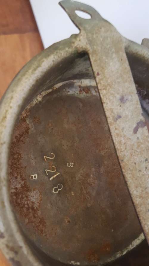 Brass plated milk can