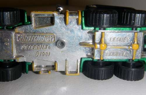 Matchbox Peterbilt cement truck