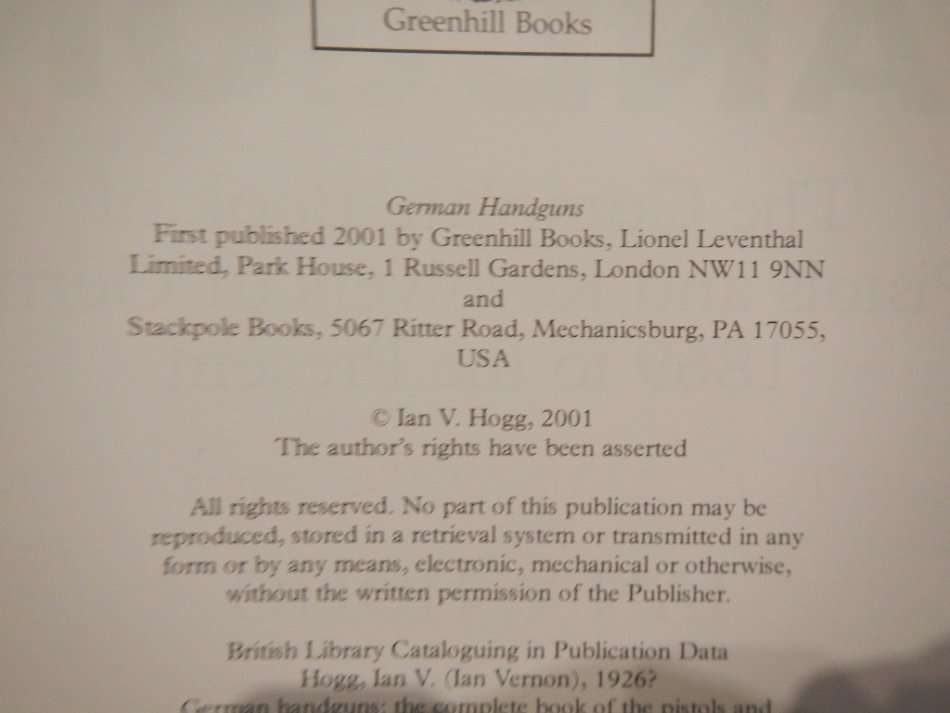 German Handguns - Ian V Hogg