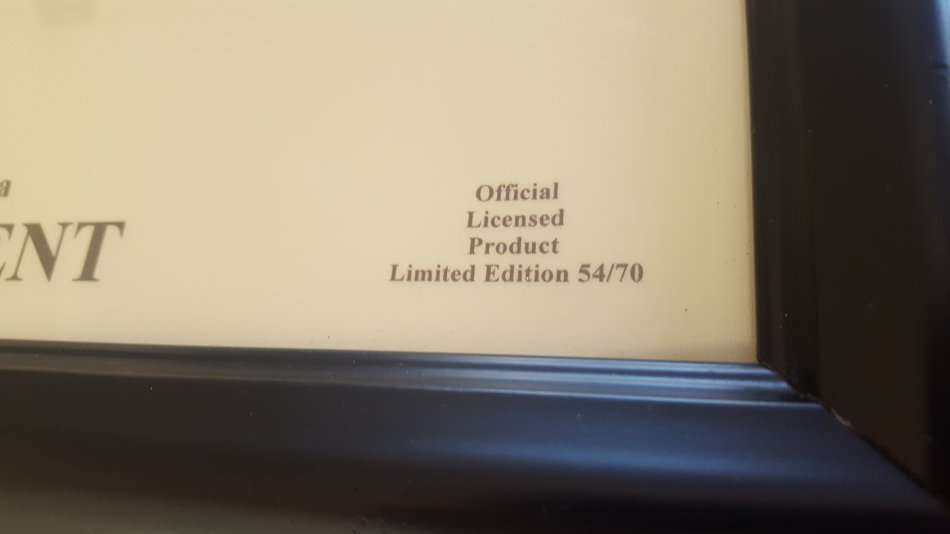 Autographed Gary Player gold club