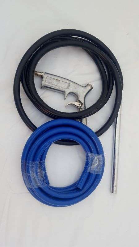 Sand blasting gun & extra hose