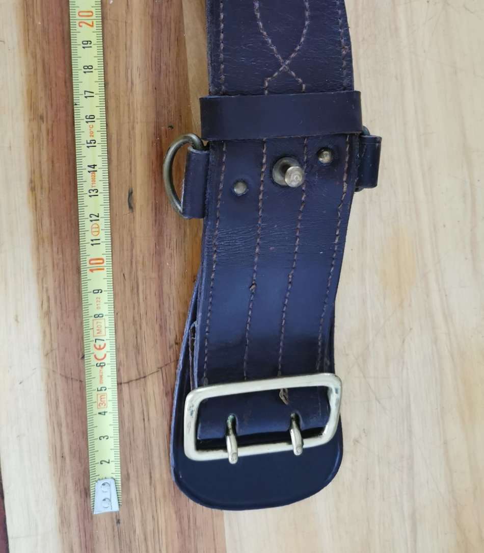 Sam Browne belt with accessories