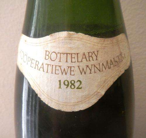 1982 Bottelary KoÃ¶peratiewe wynmakery Gewurtztraminer