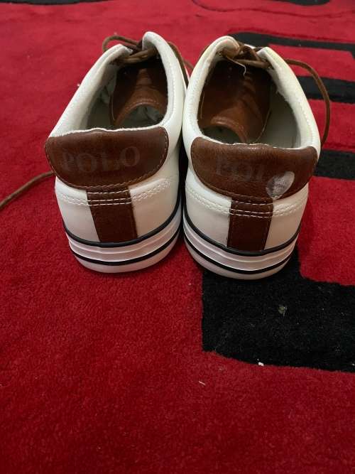 Polo Mens White Carl Contrast Sneakers