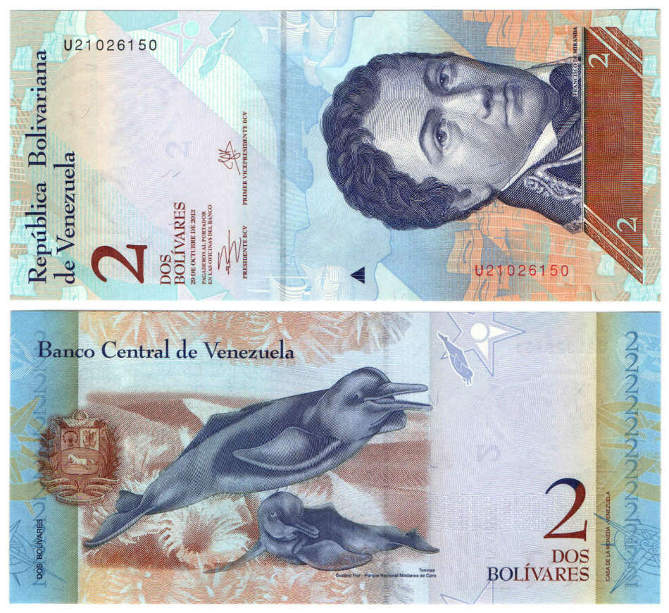 Venezuela - 2 Bolivares 2013 UNC