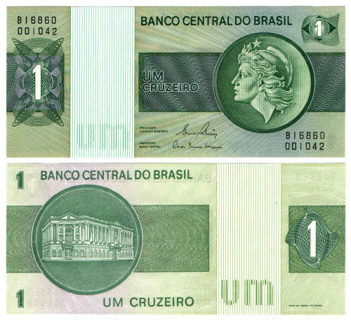 Brazil - 1 Cruzeiro 1980 UNC