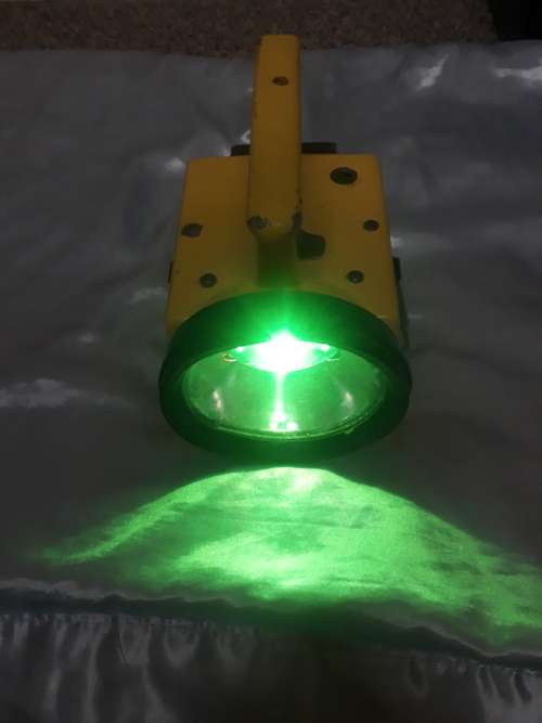 Vintage railway flashlight/signal light.