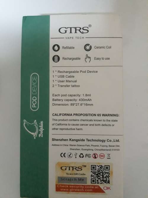 GTRS vape