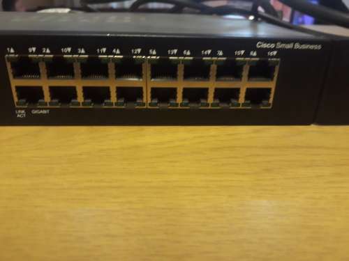 Cisco 16 port Gigabit switch