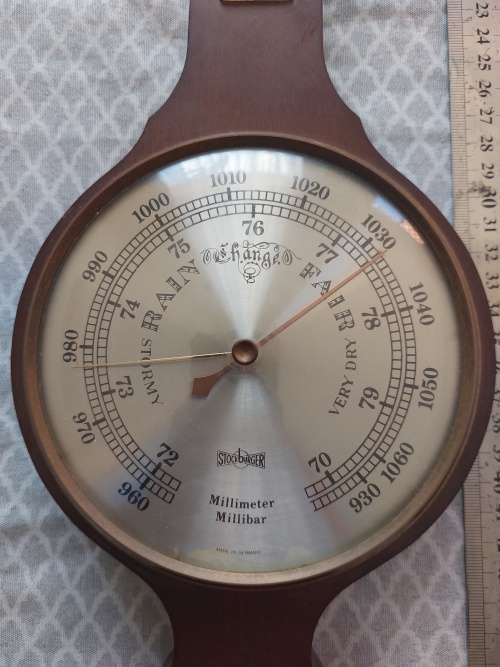 Vintage stockburger barometer