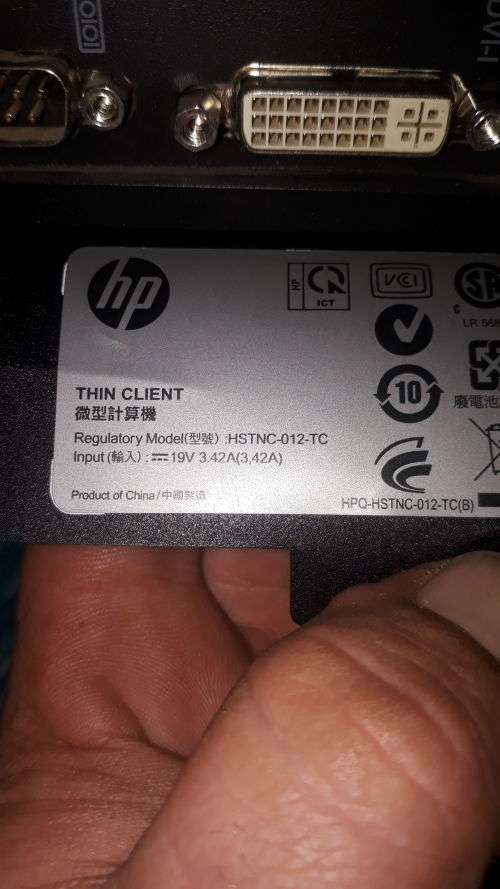 Hp thin client pc's x 3