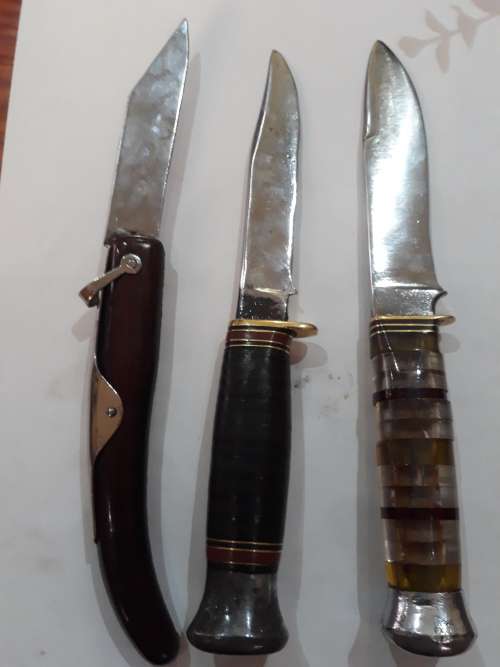 3 x Vintage knifes