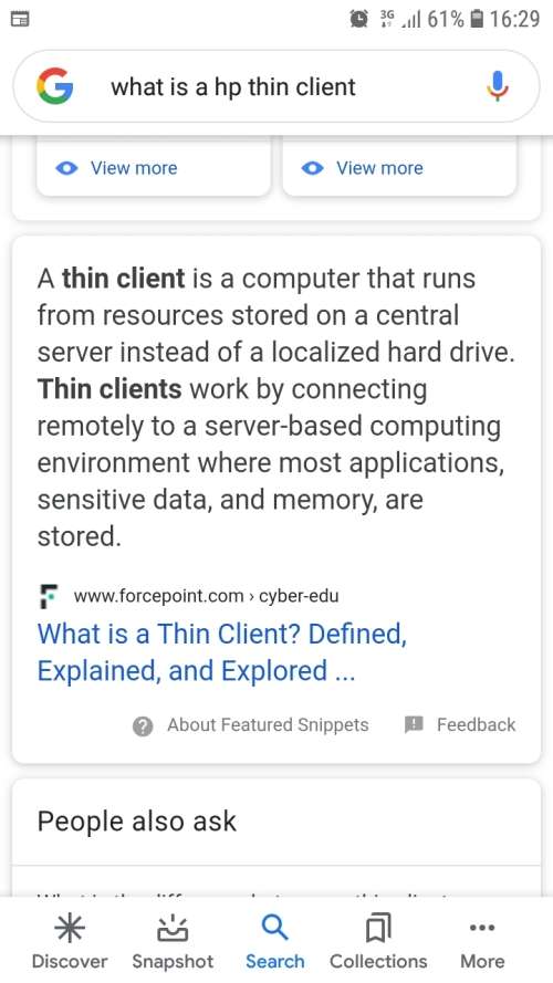 3 x Hp thin client PC's