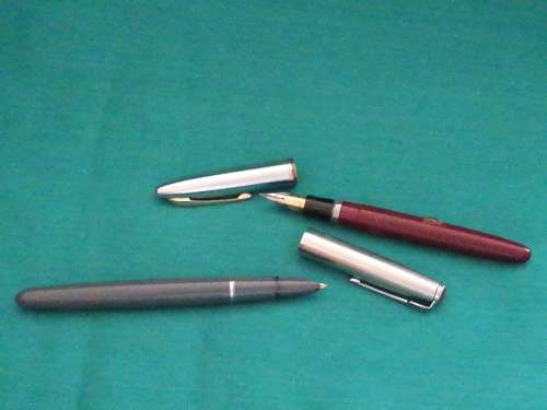 Parker Pen and One other Fountain Pen Together