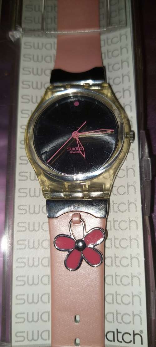 2x Watches Swatch 1998 SKZ119 and Swatch Uniflor