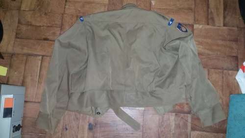 Vintage Combat Army Jacket B.M Rossiansky Size 406 Ensign LTD 1965