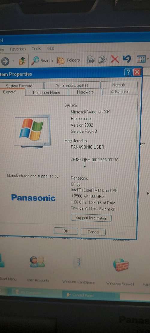 Panasonic Toughbook CF-30 Collectable Laptop