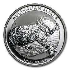 2012 Australia 1 oz Silver Koala BU in capsule - (Old Date)