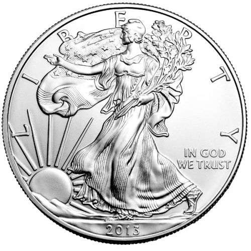 2012 1 oz American Silver Eagle Coin (Old Date)