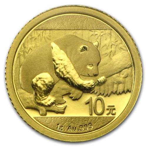 2016 China 1 gram Gold Panda BU