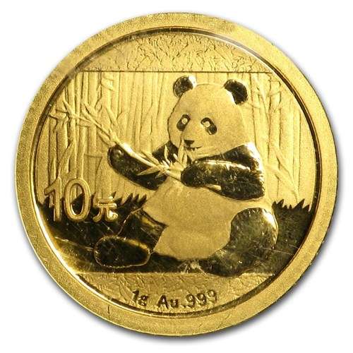 2017 China 1 gram Gold Panda BU
