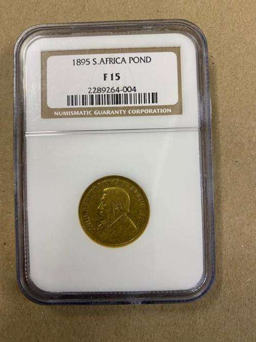 1895 ZAR GOLD 1/2 Pond (F15)