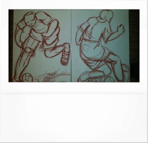 Original Selesho-Bonanza two(2) paintings for sale -X-TRA LARGE-EACH 860MMX 600MM-VALUED AT R6000