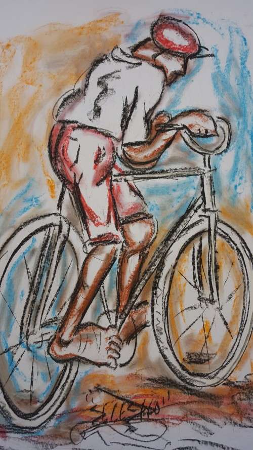 SELESHO - CHRISTMAS  SPECIAL -X LARGE- 600MMX 420MM-VALUED AT R5000