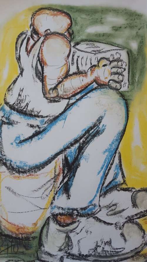 SELESHO  -X LARGE- 510MM X 640MM-VALUED AT R5000