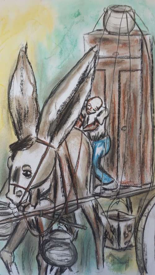 SELESHO  -X LARGE- 600MM X 420MM-VALUED AT R5000