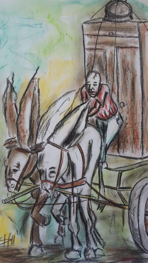 SELESHO  -X LARGE- 600MM X 420MM-VALUED AT R5000