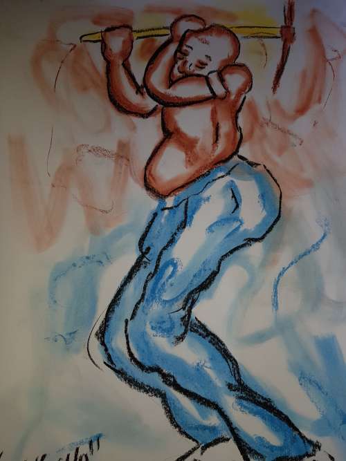 SELESHO  -X LARGE-APPROX.510MM X 640MM-VALUED AT R5000