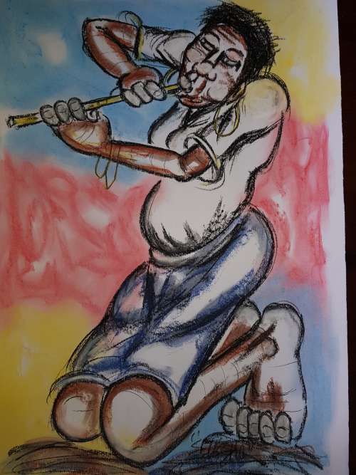 SELESHO  -X LARGE-APPROX.510MM X 640MM-VALUED AT R5000