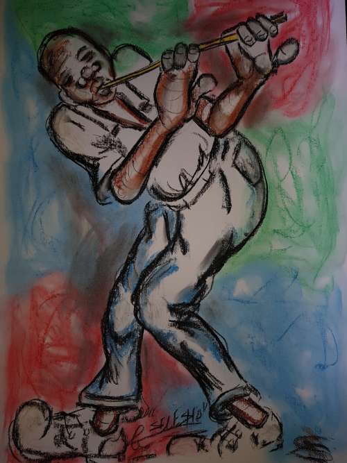 SELESHO  -X LARGE-APPROX.510MM X 640MM-VALUED AT R5000