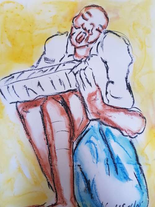 SELESHO  -X LARGE-APPROX.430MM X 610MM-VALUED AT R5000