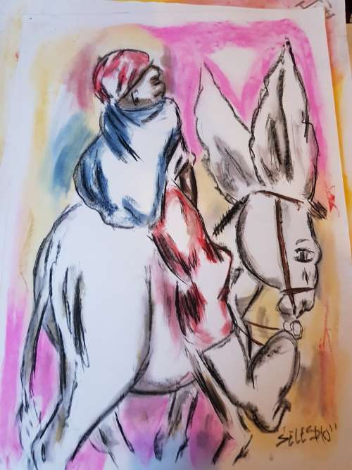 SELESHO - LARGE-APPROX.430MM X 610MM