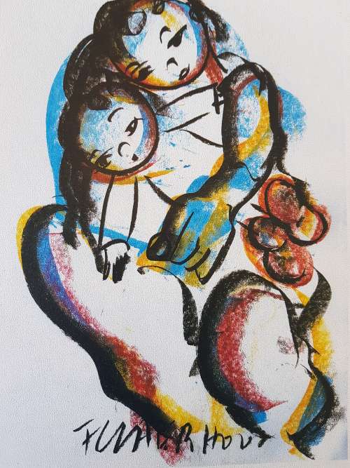 FRANS CLAERHOUT-ACTUAL QUALITY FRAMED COLLECTORS CALENDER 2003  COPY ENCAPSULATED IN NEW A4 FRAME