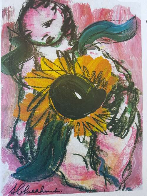 FRANS CLAERHOUT-ACTUAL QUALITY FRAMED COLLECTORS CALENDER 2003  COPY ENCAPSULATED IN NEW A4 FRAME