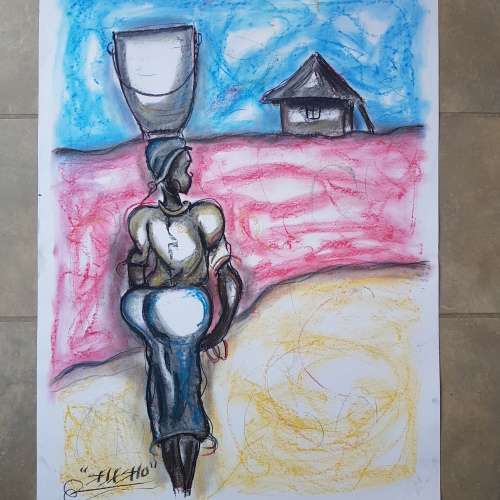 SELESHO - SUPER,SUPER,SUPER, LARGE PIECE   VERY DETAILED INVESTMENT TREASURE