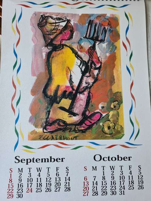Claerhout 2002 original calenders