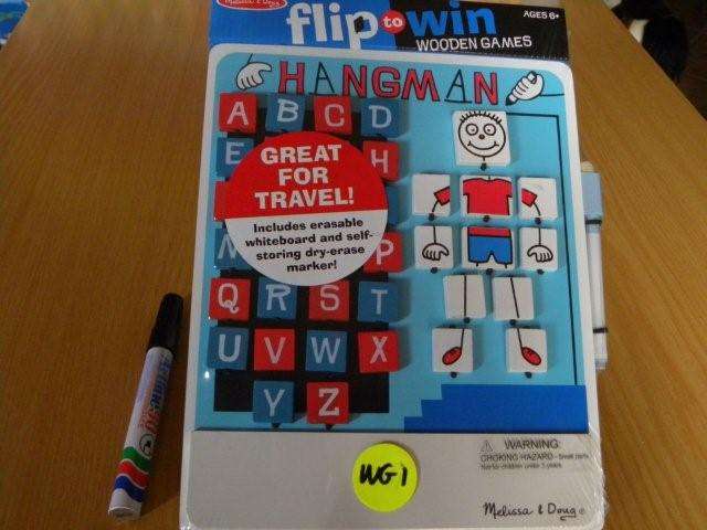 Wooden Hang Man set.