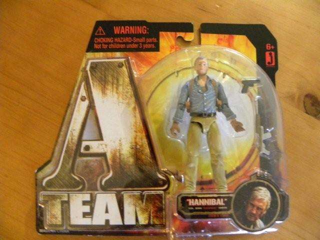 A-Team Figurines (Hannibal, Murdock, Face, BA)