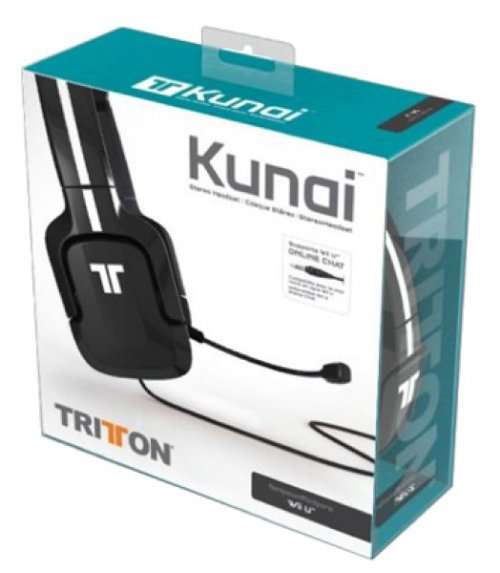Tritton Kunai Stereo Gaming Headset for PS3, PS4, Vita, PC and more (Black) + Free SpiderMan IronMan