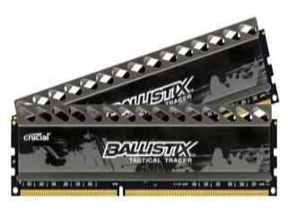 Crucial Ballistix Tactical Tracer 8GB (2 x 4GB) DDR3 1866 RAM GREEN/RED LED